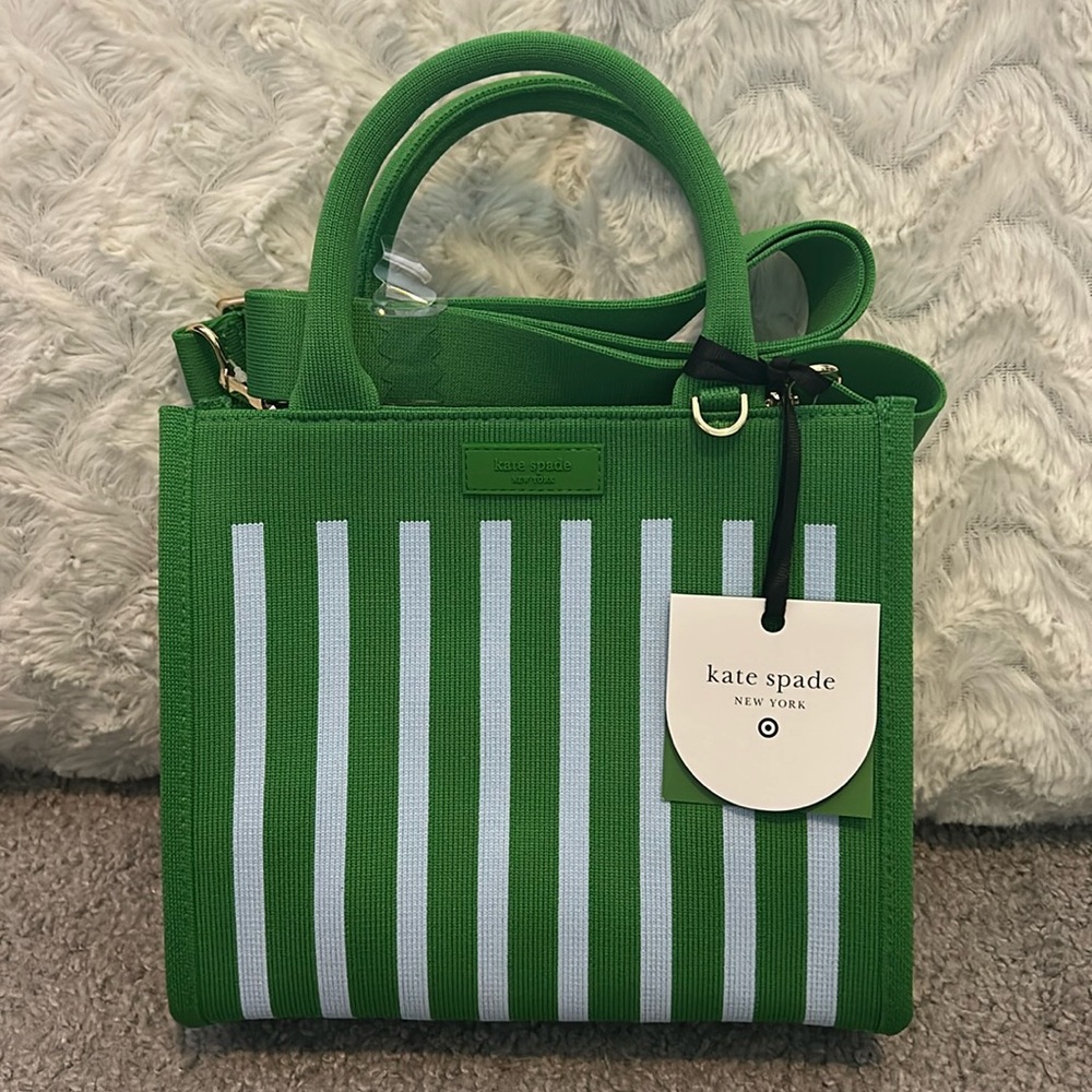 kate spade new york x Target Stripe Knit Crossbody Bag - Picture 6 of 13